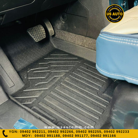 TPE FLOOR MAT (2) ROWS (BLACK) SOUEAST S09 (2025 UP)