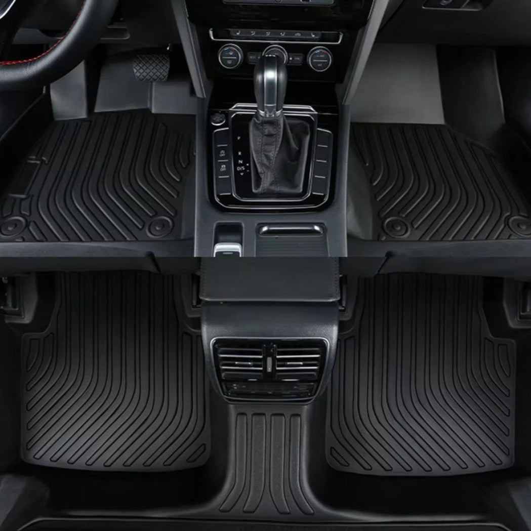 TPE FLOOR MAT (2) ROWS (BLACK) BYD F3 (19~20) EV-11