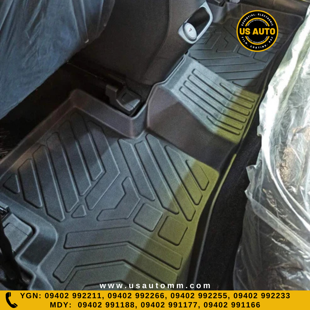 TPE FLOOR MAT (2) ROWS (BLACK) HYUNDAI CRETA (2024 UP)