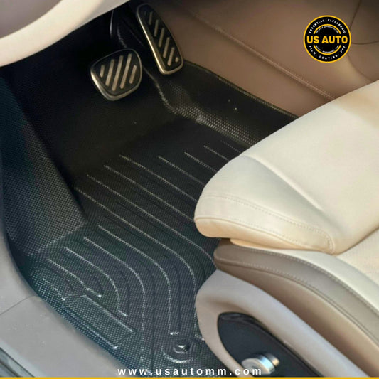 TPE FLOOR MAT (2) ROWS (BLACK) IM LS7 EV