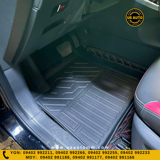 TPE FLOOR MAT (2) ROWS (BLACK) JETOUR DASHING