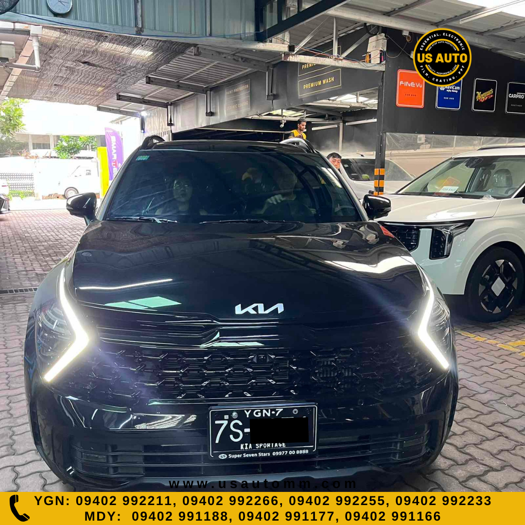 TPE FLOOR MAT (2) ROWS (BLACK) KIA SPORTAGE (2021 UP)