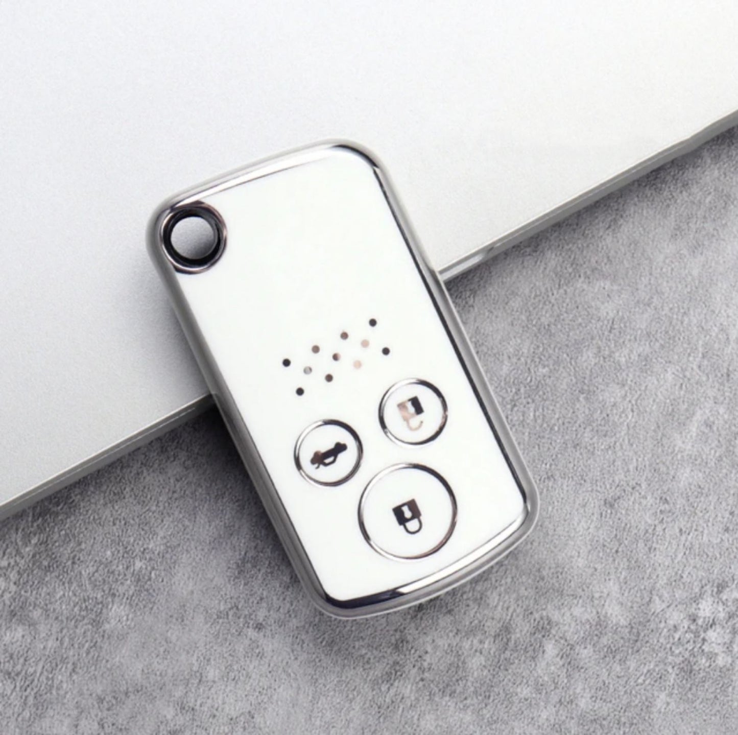 TPU & PC KEY (WHITE) HONDA UNI (08 ~12)