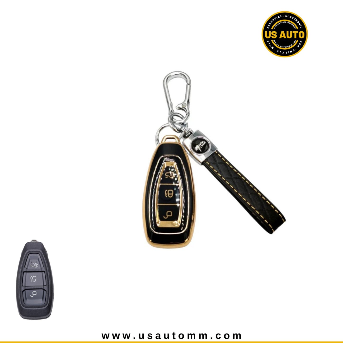 TPU & PC KEY (BLACK) FORD UNI