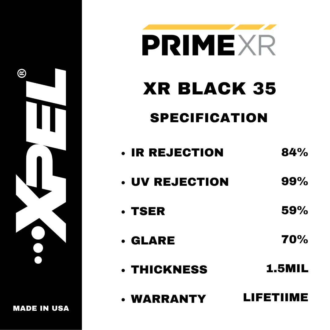 XPEL PRIME XR BLACK FILM 40% XPXRB3560