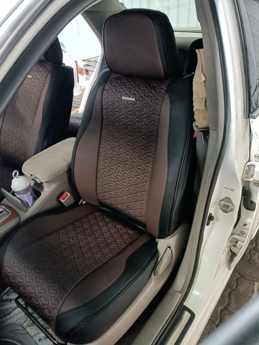 RAYMAX PREMIUM SEAT COVER (H- 2022CX- 12)(1)SET_(BLACK+COFFEE)