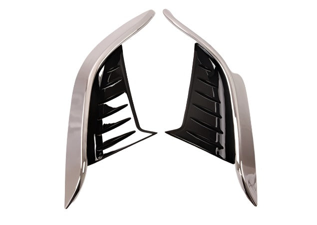 FRONT FOG LIGHT COVER TRIM (1)SET=(2PCS) (CHROME) TOYOTA COROLLA CROSS (2020 UP)