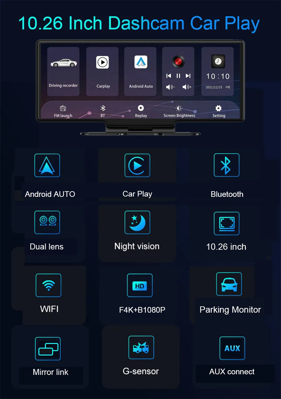 NAVICAM A10 CAR PLAY BLACK BOX
