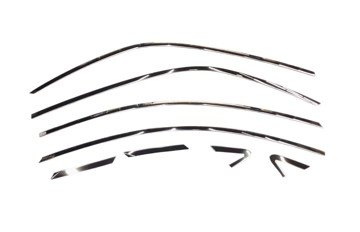 WINDOW TRIM UP (8PCS) (CHROME) KIA SOLUTO (2020 UP)