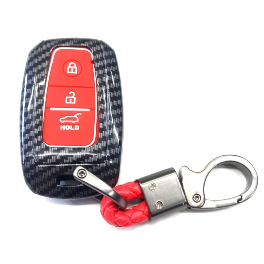 CARBON FIBER KEY (RED)_KIA UNI (14~19)