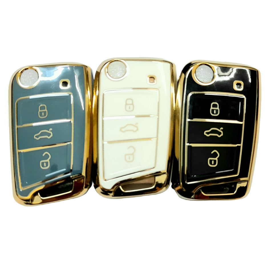 TPU & PC KEY (WHITE)_VW GOLF (18~20)