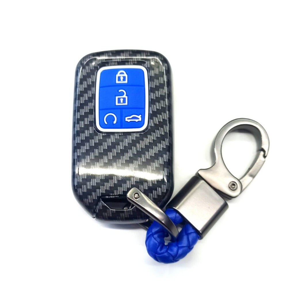 CARBON FIBER KEY (BLUE)_HONDA CIVIC (16~18)