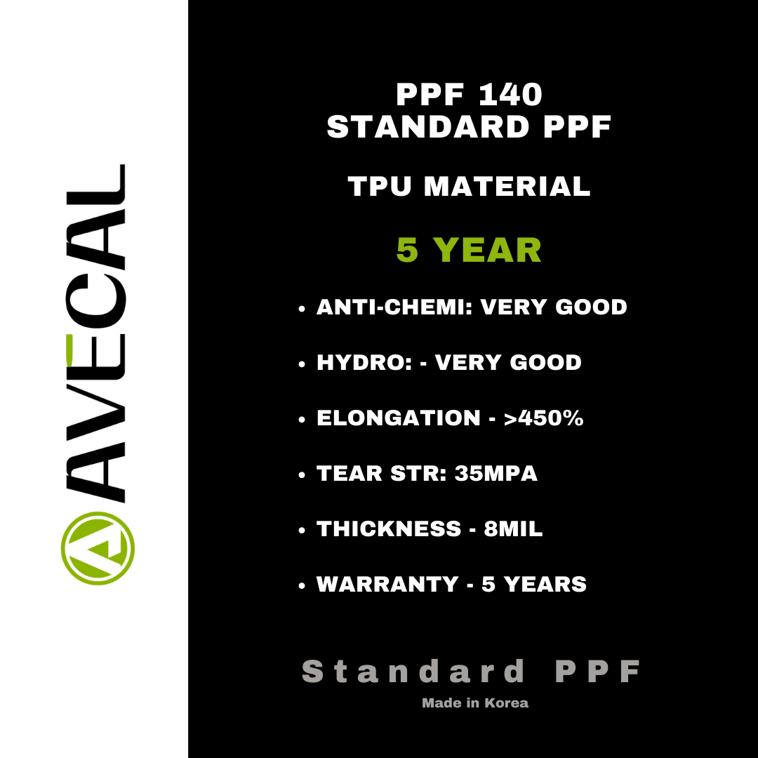 XLARGE SIZE (AVECAL (STD) PPF 143 (5 YEARS) COMPLETE INSTALLATION