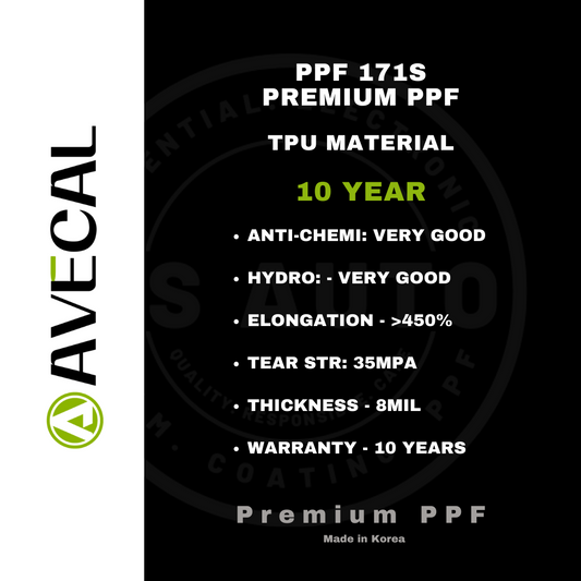 SMALL SIZE (AVECAL (PRM) PPF 171S (10 YEARS) COMPLETE INSTALLATION