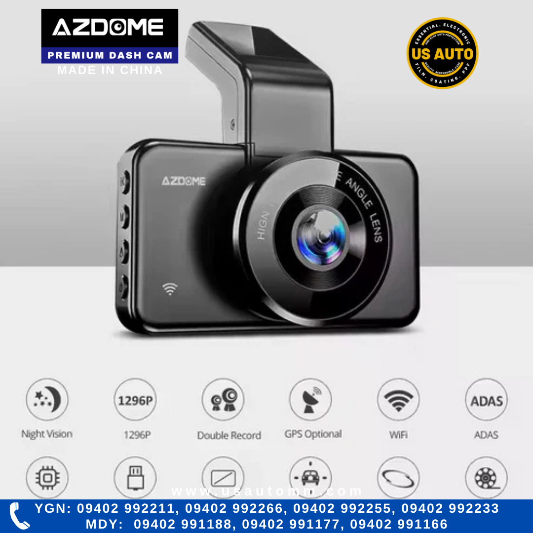AZDOME M17 PRO 4K ULTRA HD BLACK BOX 2CH