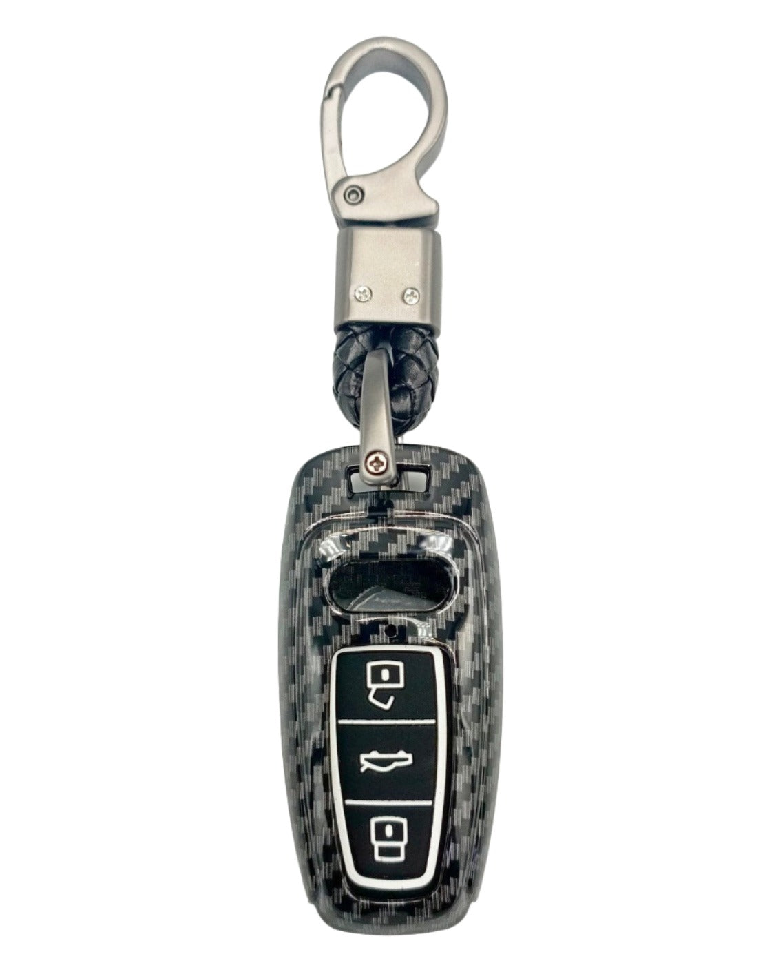 CARBON FIBER KEY (BLACK)_AUDI UNI (A)