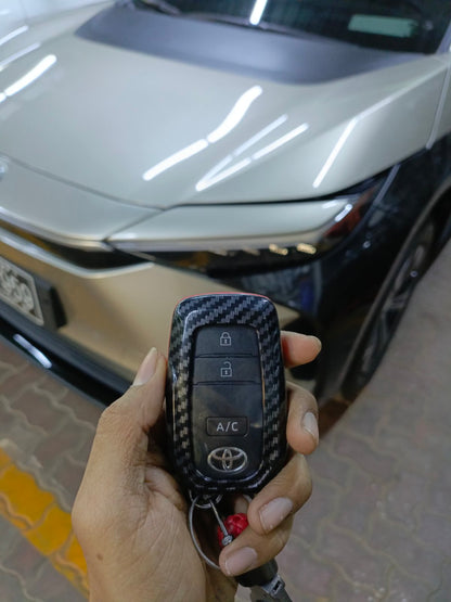 CARBON FIBER KEY (RED) TOYOTA BZ4X (2023) EV