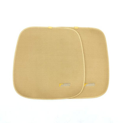 CAR SEAT CUSHION PAD (2)PCS=SET (BEIGE)