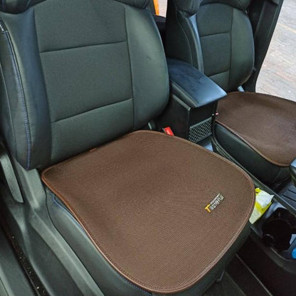 CAR SEAT CUSHION PAD (2)PCS=SET (COFFEE)