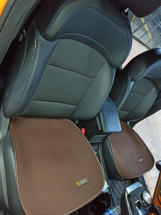 CAR SEAT CUSHION PAD (2)PCS=SET (COFFEE)