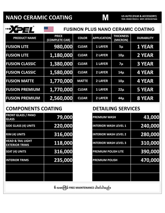 CERAMIC COATING (MEDIUM SIZE)