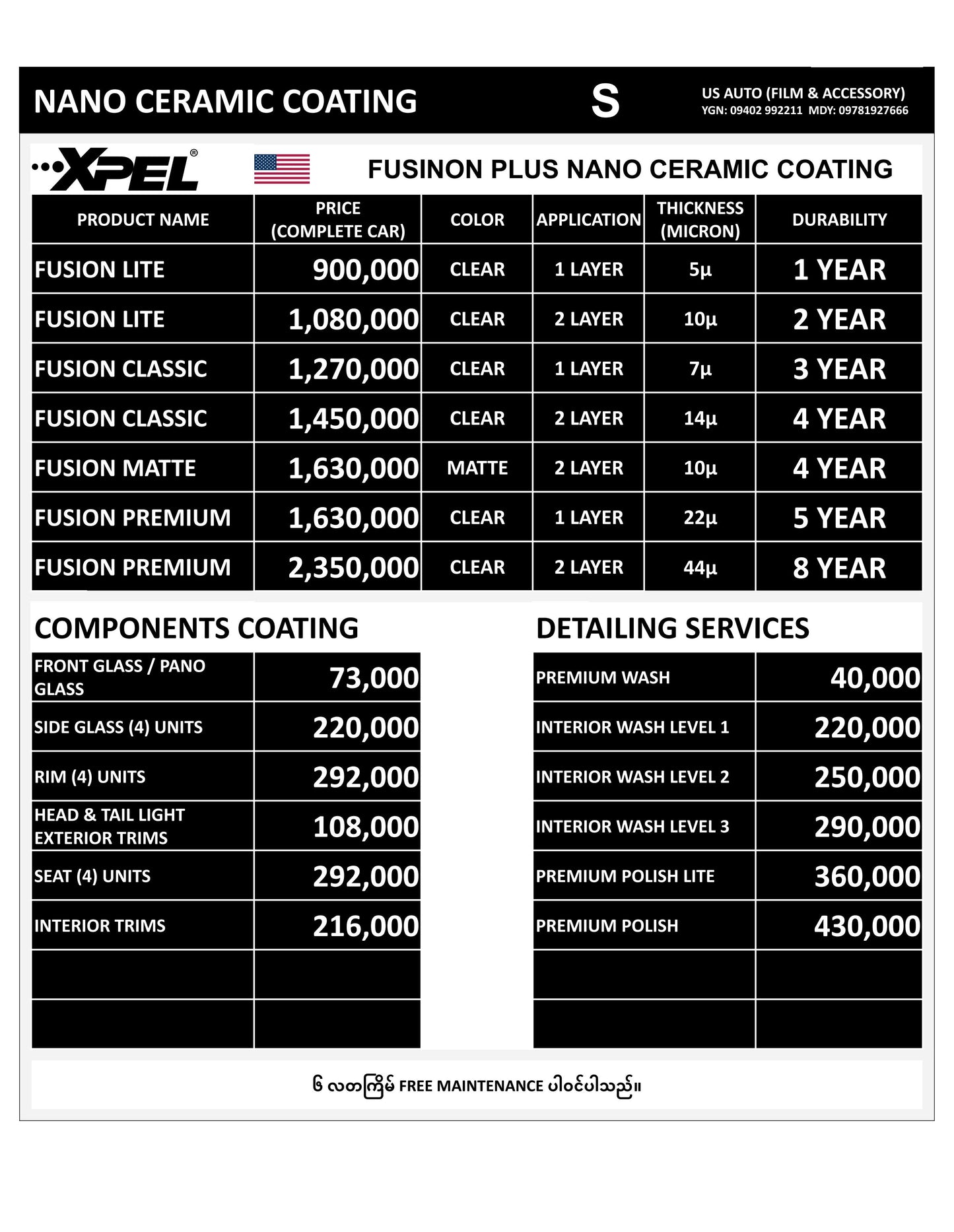 CERAMIC COATING (SMALL SIZE)