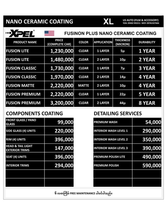 CERAMIC COATING (XLARGE SIZE)