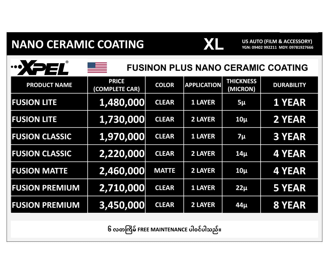 CERAMIC COATING (XLARGE SIZE)