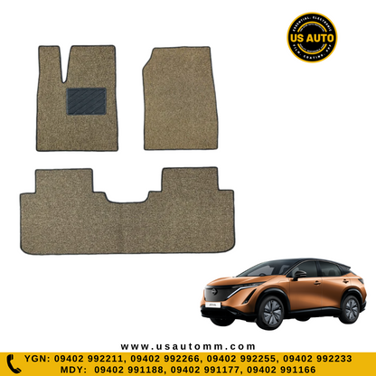 COIL MAT FLOOR MAT (2)ROWS (BEIGE) NISSAN ARIYA EV