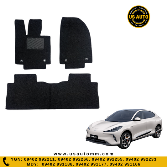 COIL MAT FLOOR MAT (2)ROWS (BLACK) IM LS6 EV