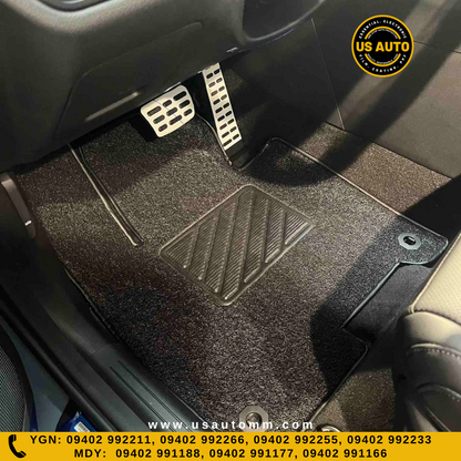 COIL MAT FLOOR MAT (2)ROWS (BLACK) KIA SPORTAGE (2021 UP)