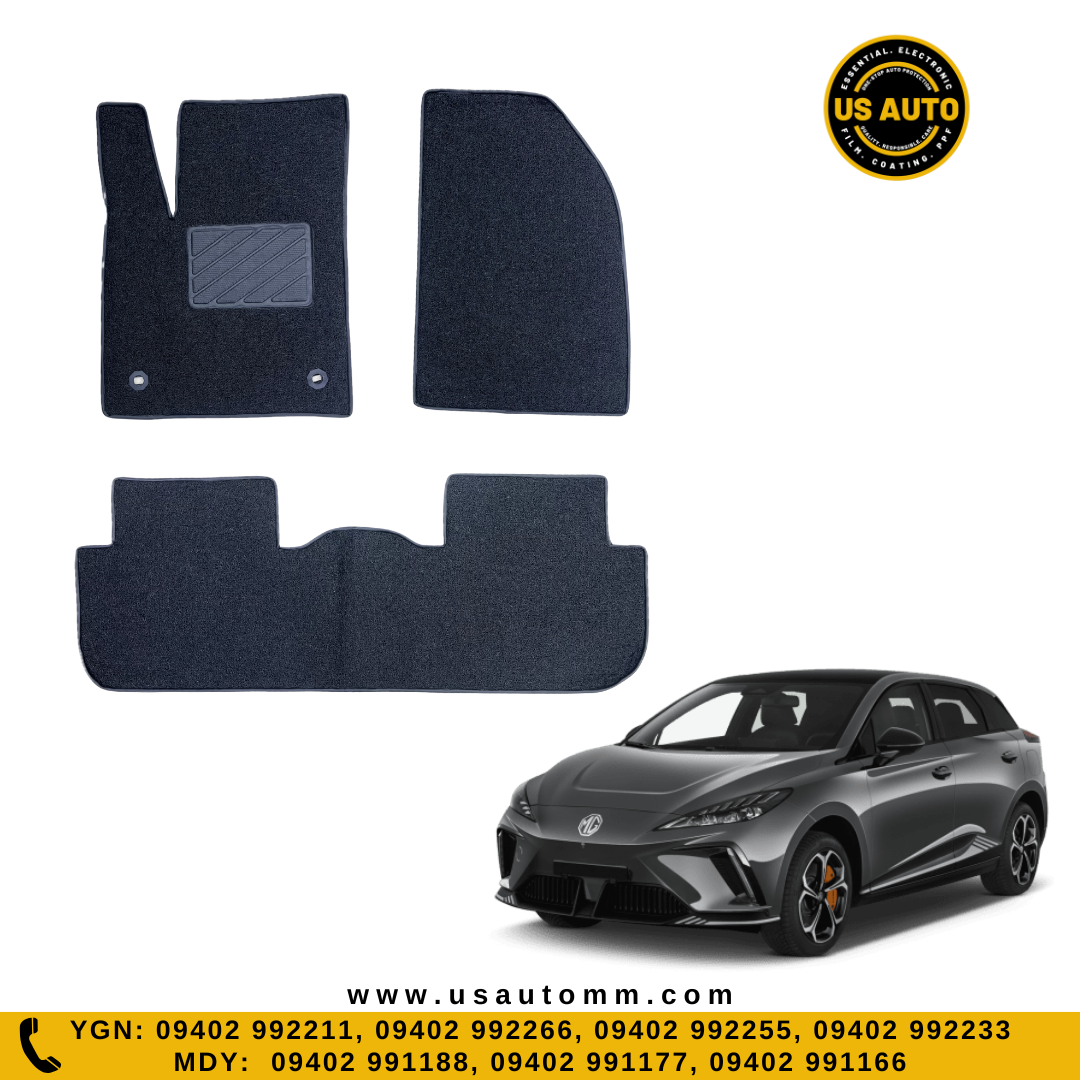 COIL MAT FLOOR MAT (2)ROWS (BLACK) MG4 (2021 UP) EV