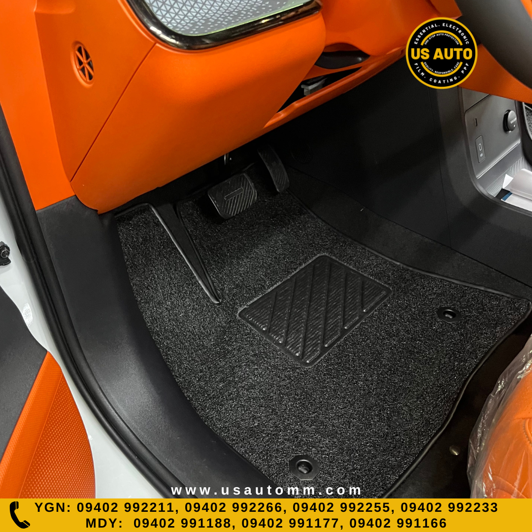 COIL MAT FLOOR MAT (2)ROWS (BLACK) TOYOTA BZ3 EV