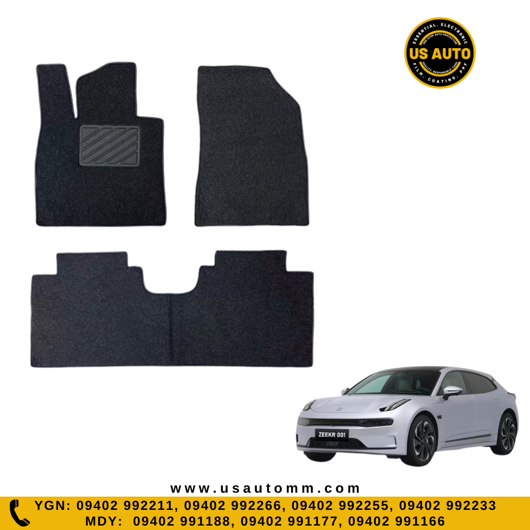 COIL MAT FLOOR MAT (2)ROWS (BLACK) ZEEKR 001 EV