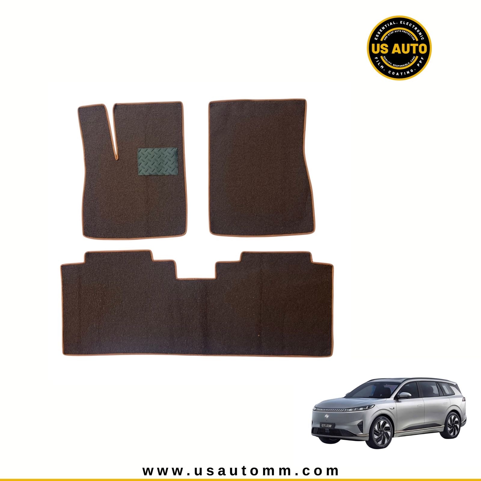 COIL MAT FLOOR MAT (2)ROWS (COFFEE) DONGFENG ETT 008