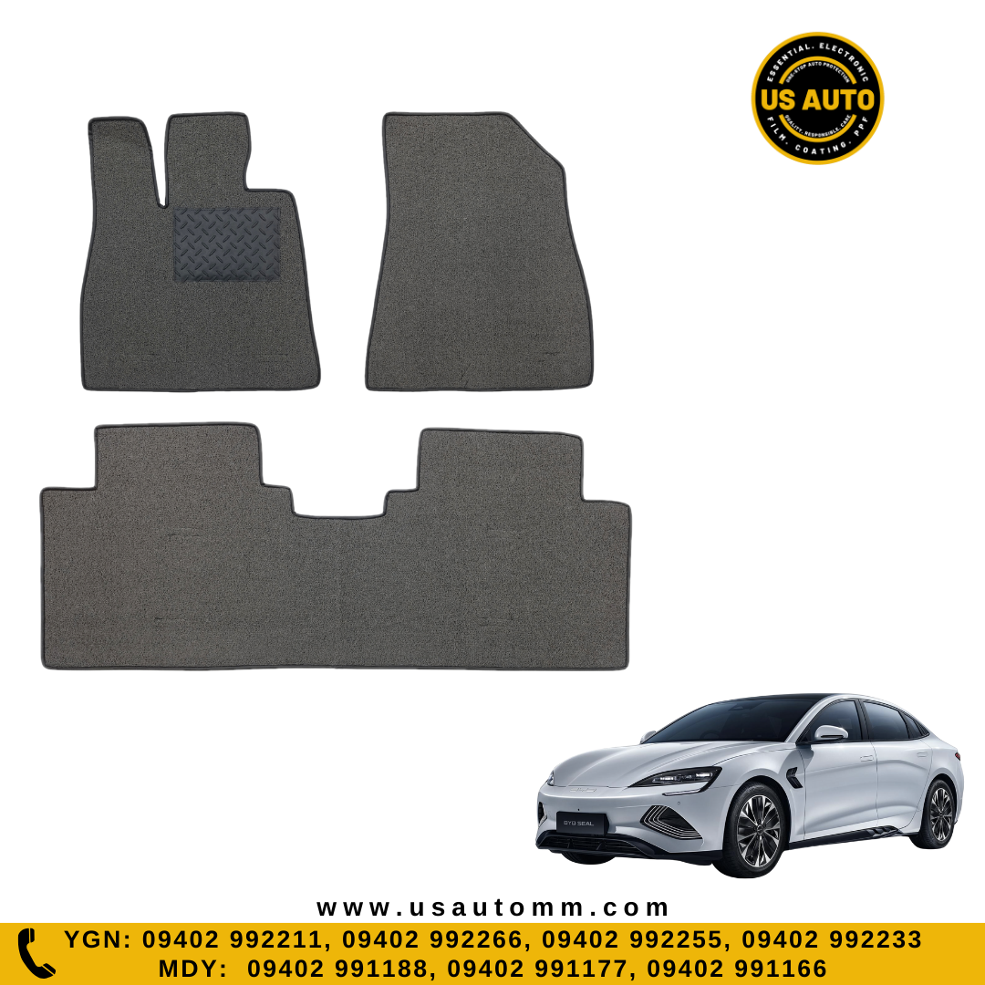 COIL MAT FLOOR MAT (2)ROWS (GREY) BYD SEAL EV