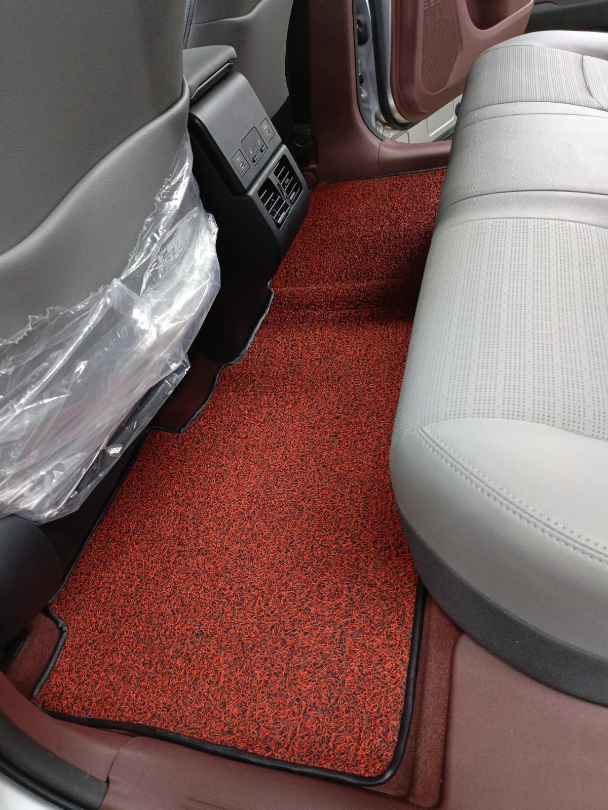 COIL MAT FLOOR MAT (2)ROWS (RED) TOYOTA BZ4X (2023) EV