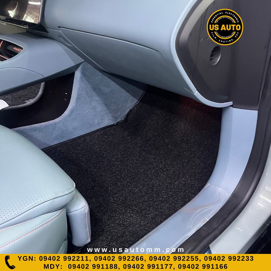 COIL MAT FLOOR MAT (2)ROWS (BLACK) CHANGAN AVATAR 12 EV