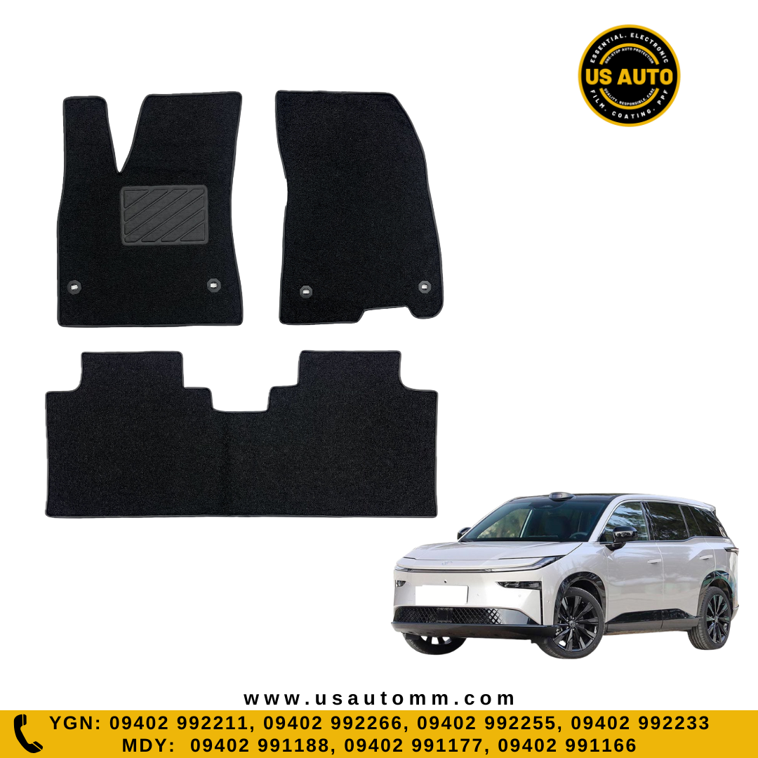 COIL MAT FLOOR MAT (2)ROWS (BLACK) TOYOTA BZ3 EV