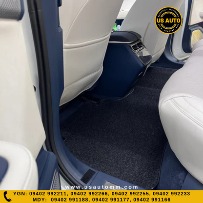 COIL MAT FLOOR MAT (2)ROWS (BLACK) ZEEKR 001 EV