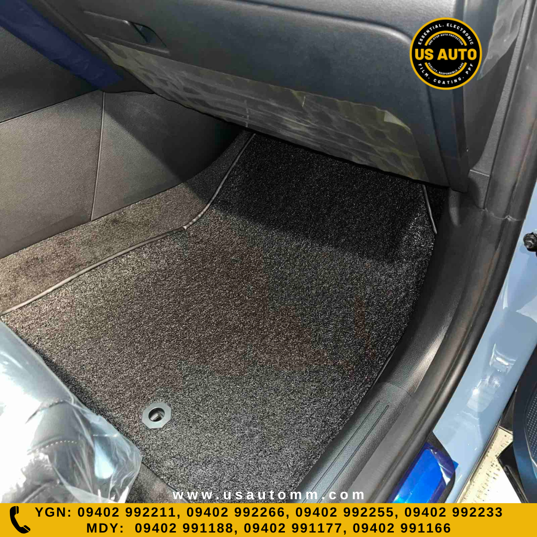 COIL MAT FLOOR MAT (2)ROWS (BLACK) KIA SPORTAGE (2021 UP)