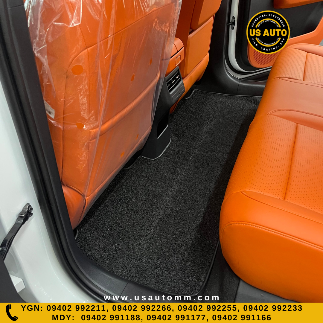 COIL MAT FLOOR MAT (2)ROWS (BLACK) TOYOTA BZ3 EV