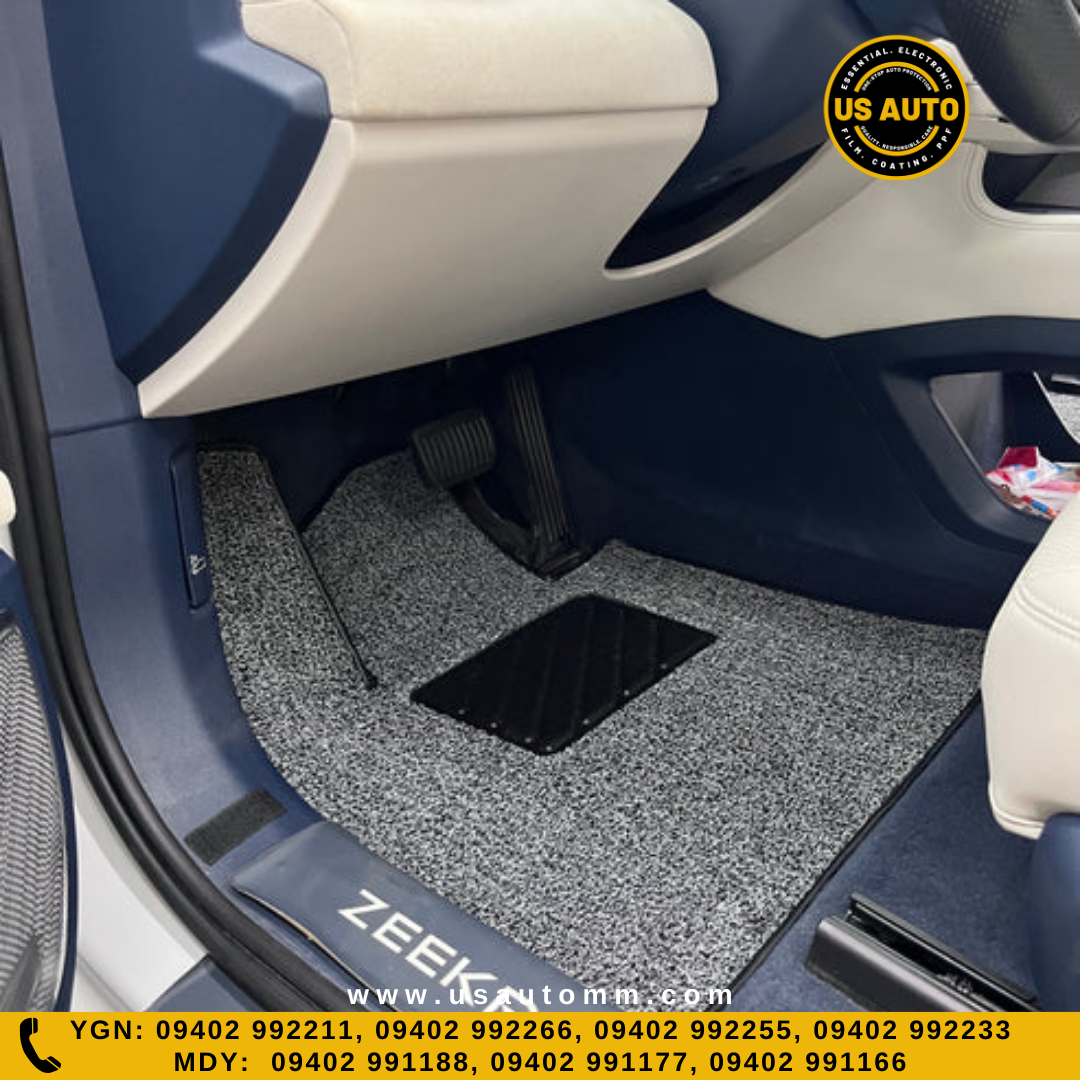 COIL MAT FLOOR MAT (2)ROWS (GREY) ZEEKR 001 EV