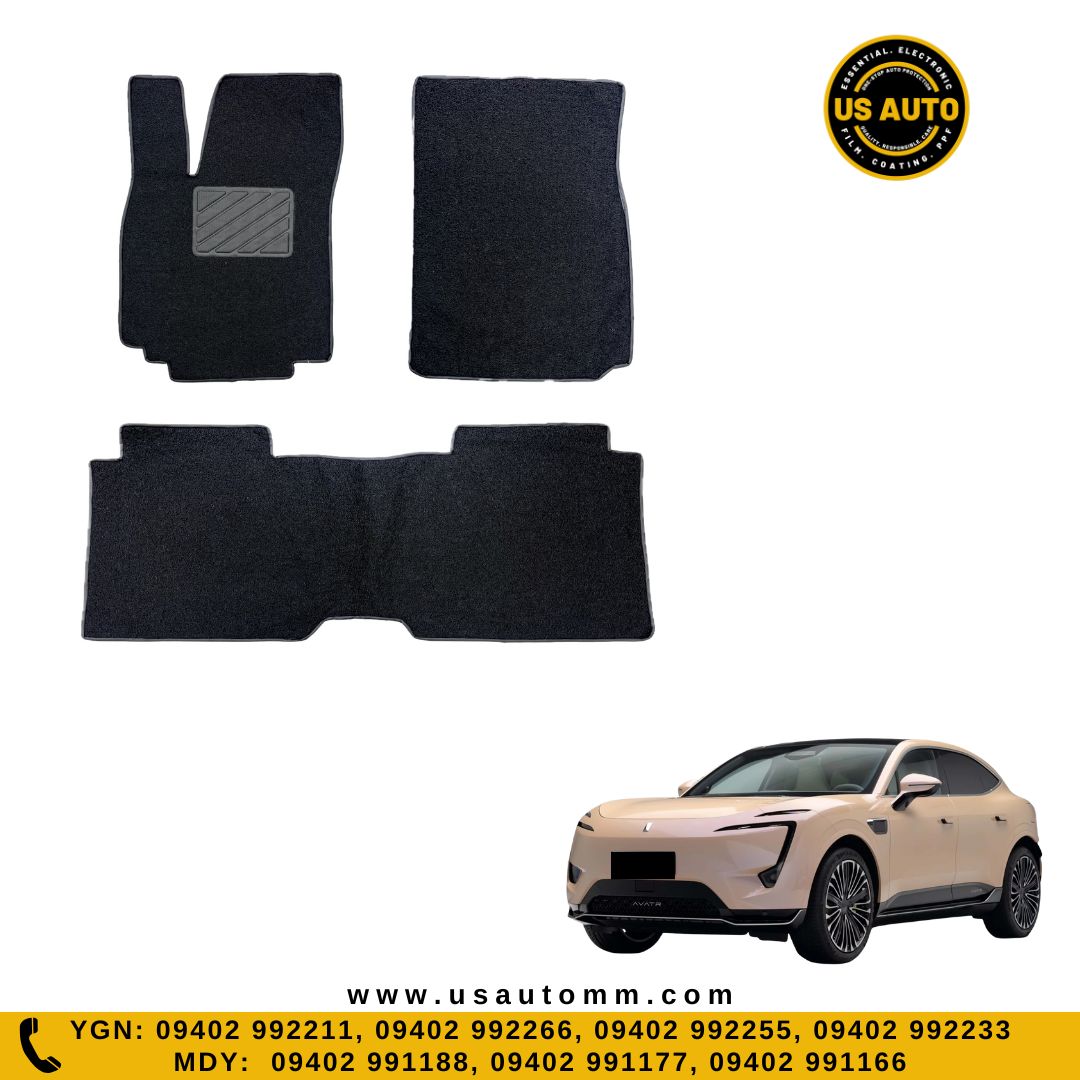 COIL MAT FLOOR MAT (2)ROWS (BLACK) CHANGAN AVATAR 11 EV