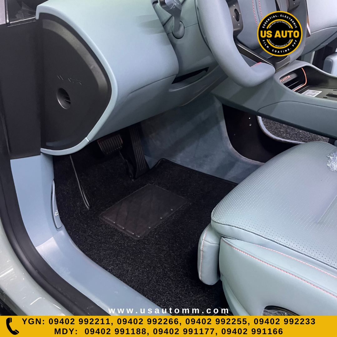 COIL MAT FLOOR MAT (2)ROWS (BLACK) CHANGAN AVATAR 12 EV