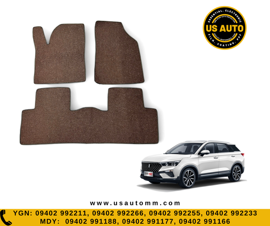 COIL MAT FLOOR MAT (2)ROWS (COFFEE) BESTUNE T77 PRO (2021 UP)