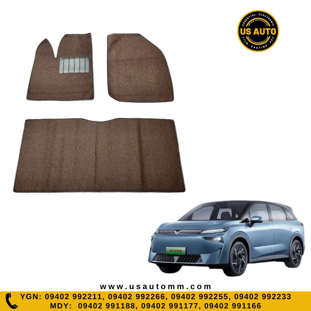 COIL MAT FLOOR MAT (2)ROWS (COFFEE) DONGFENG VENUCIA VX6 EV
