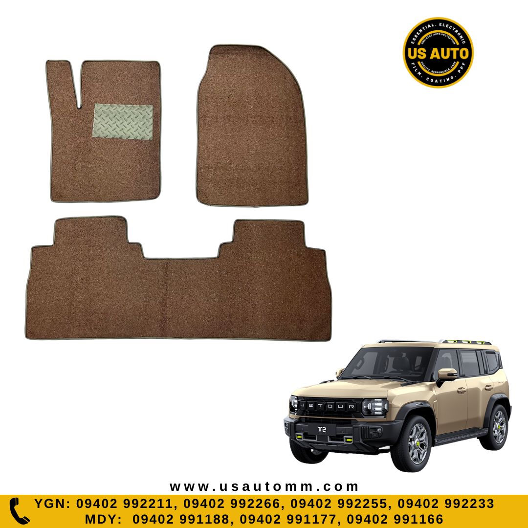 COIL MAT FLOOR MAT (2)ROWS (COFFEE) JETOUR T2 (2025 UP)