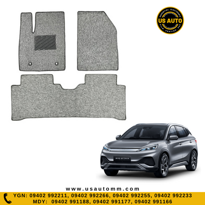 COIL MAT FLOOR MAT (2)ROWS (GREY) BYD ATTO 3 EV
