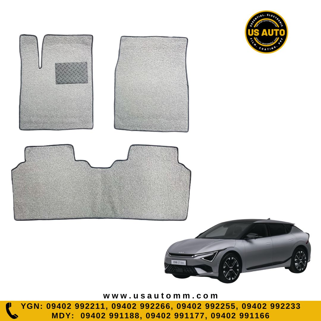 COIL MAT FLOOR MAT (2)ROWS (GREY) KIA EV6 EV